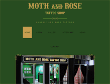 Tablet Screenshot of mothandrosetattoo.com